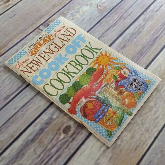 Vintage Cookbook Second Annual New England Cook Off Yankee Magazines 1988 Booklet Paperback