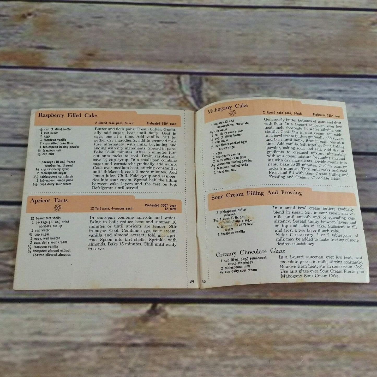 Vtg Sour Cream Cookbook A Sampler of Modern Sour Cream Recipes American Dairy Association 1960s Paperback Booklet Promo
