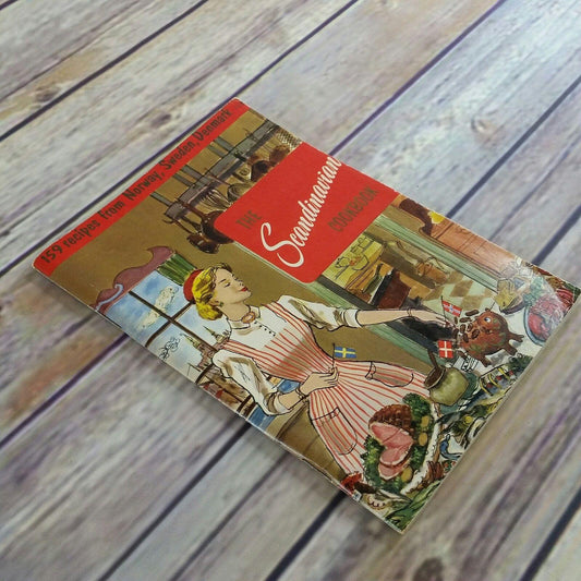 Vtg Scandinavian Cookbook Culinary Arts No 113 Norwegian Swedish and Danish Recipes 1956 Paperback Booklet