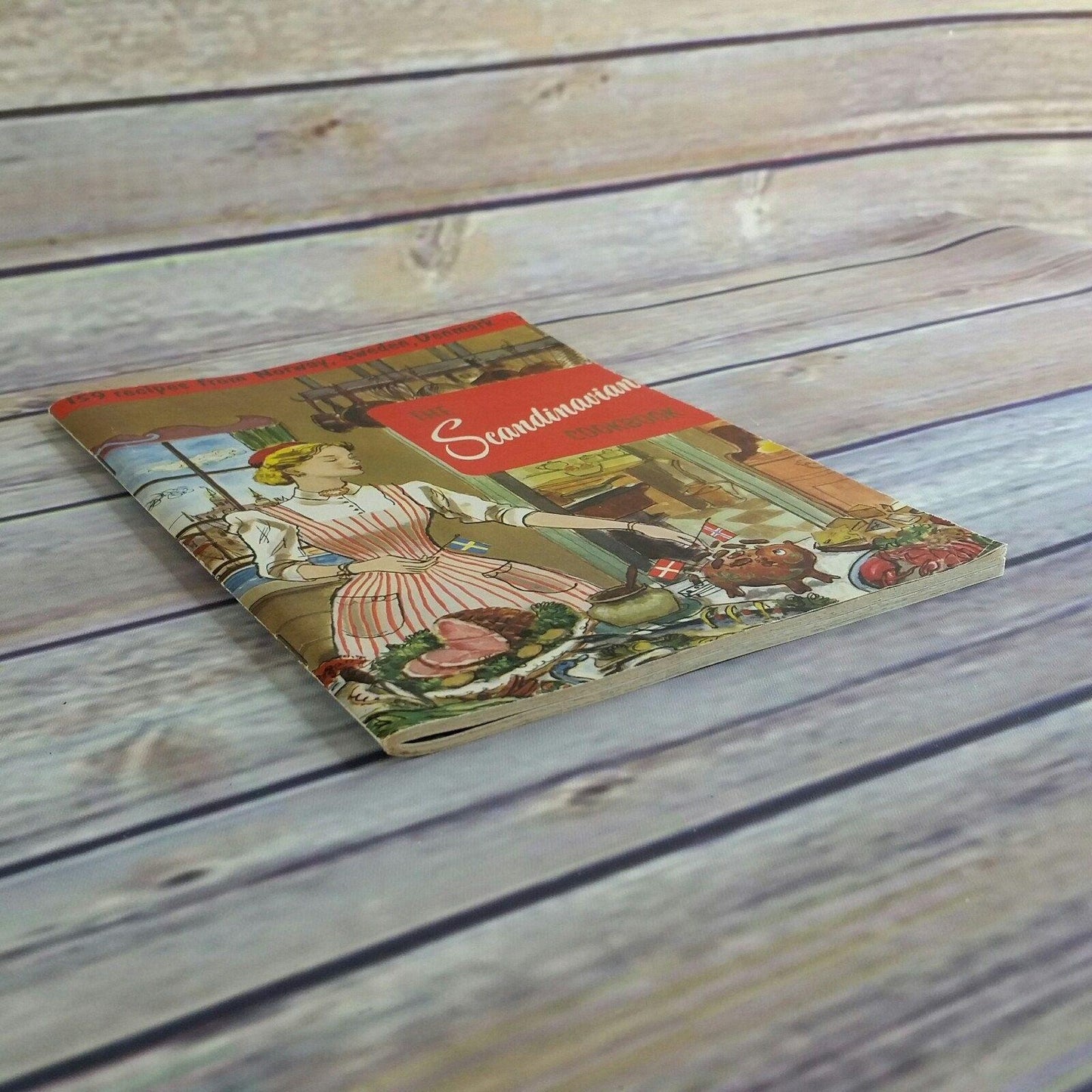 Vtg Scandinavian Cookbook Culinary Arts No 113 Norwegian Swedish and Danish Recipes 1956 Paperback Booklet