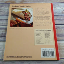 Load image into Gallery viewer, Vintage Cookbook Sunset Stir Fry Recipes 1990 Paperback Appetizers Meats Poultry Fish Noodles Pasta Salads Vegetables Desserts