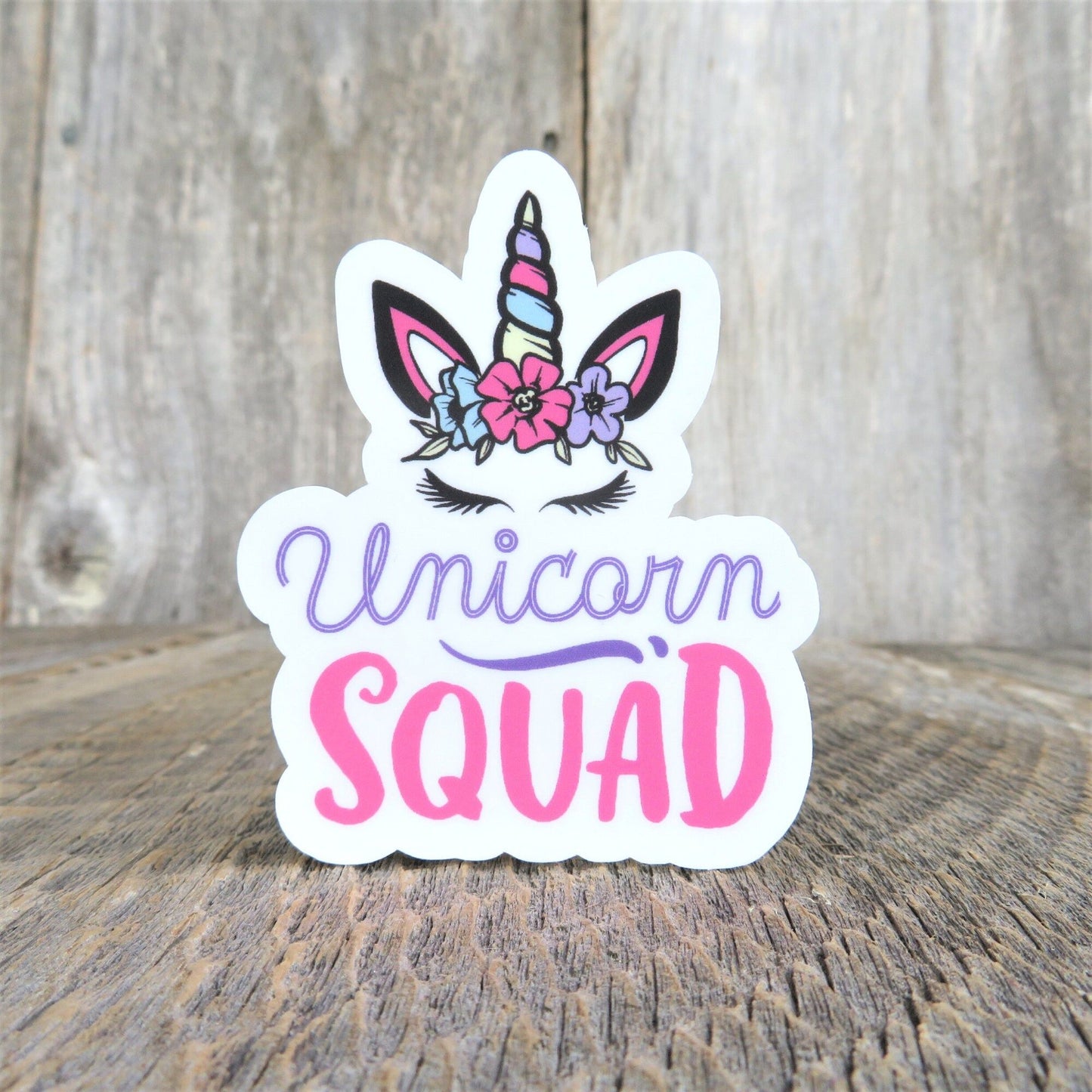 Unicorn Squad Sticker Empowerment Positive Saying Waterproof Laptop Sticker