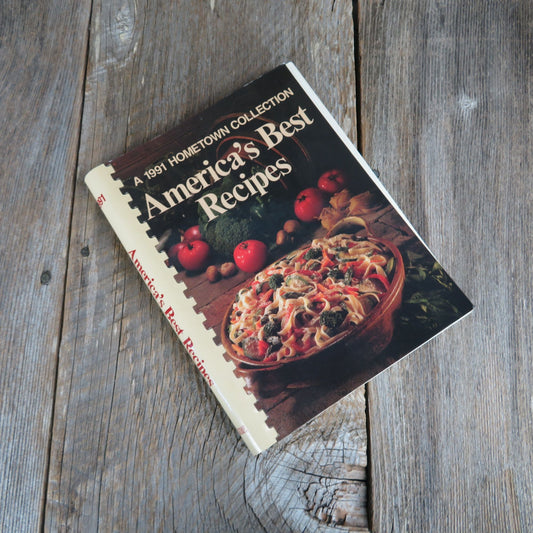 Vintage Cookbook America's Best Recipes Oxmoor House Hometown Collection 1991 Book Series