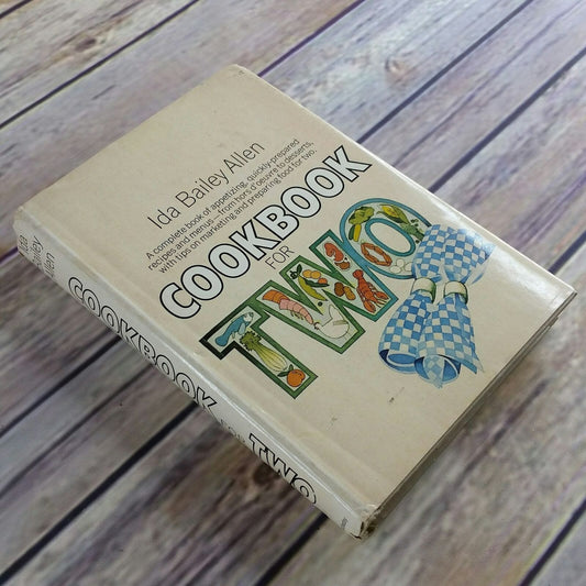 Vintage Cookbook For Two Ida Bailey Allen Almost 1000 Recipes 1957 Hardcover with Dust Jacket - At Grandma's Table