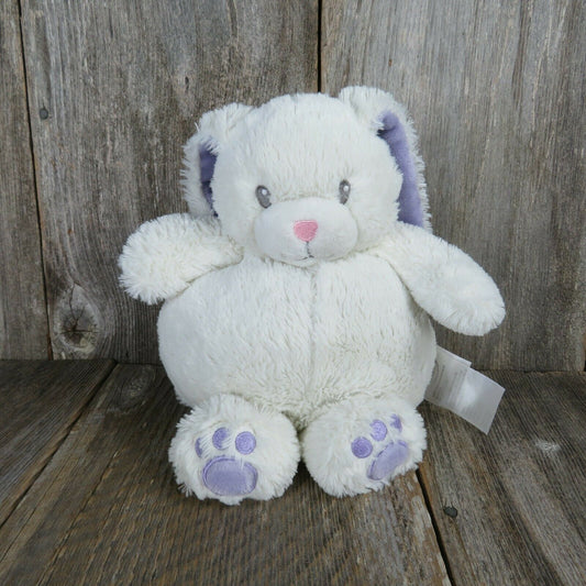 Bunny Rabbit Plush White Purple Ears Feet Little Miracles Costco Sewn Eyes Nose