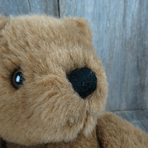Vintage Jointed Bear Plush Brown Stuffed Animal Jointed Expressly Mervyns