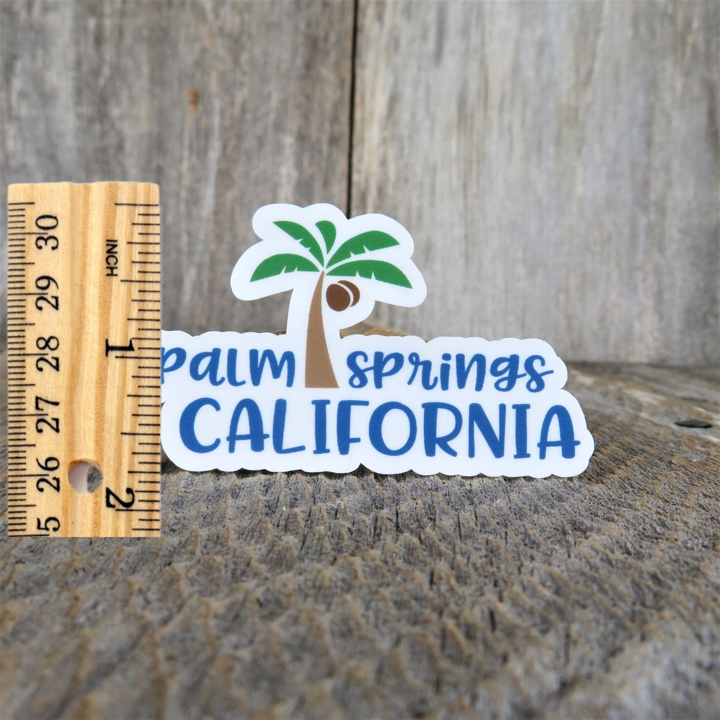 Palm Springs California Sticker Palm Tree Destination Waterproof Souvenir Travel Sticker