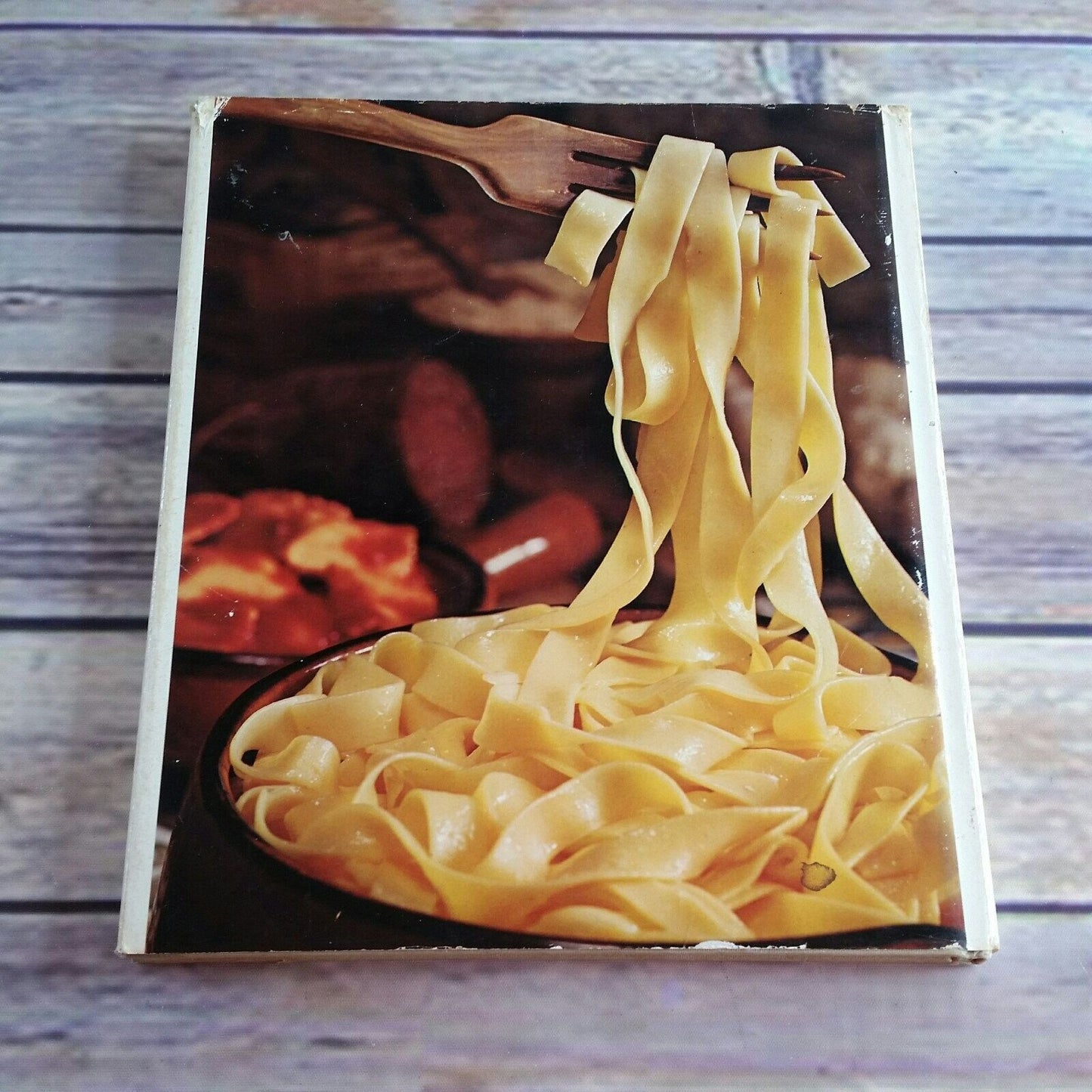 Vintage Italian Cookbook Italian Cooking Recipes Luisa de Ruggieri 1973 Hardcover WITH Dust Jacket Round the World Cooking Libray