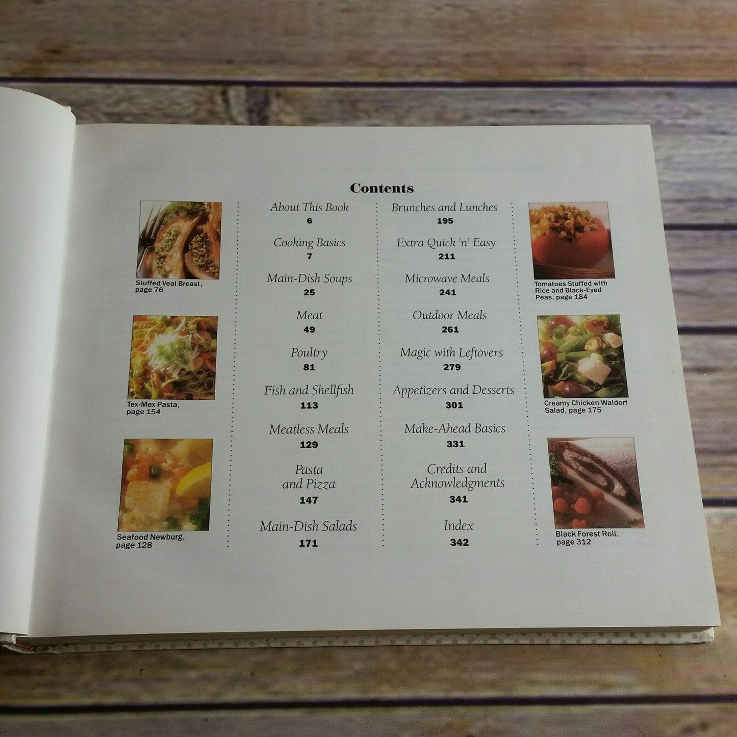 Vintage Cookbook One Dish Meals The Easy Way 1991 Readers Digest Easy Recipes Hardcover NO Dust Jacket