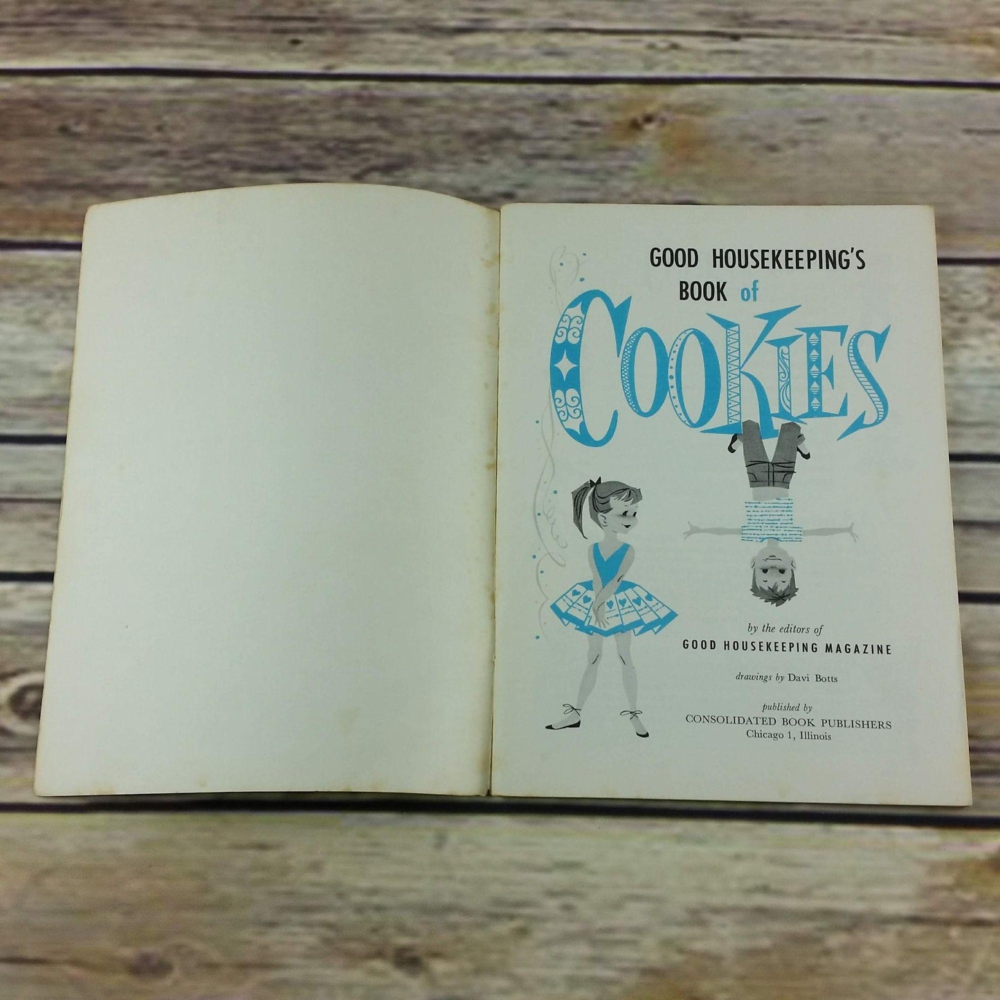 Vintage Cookies Cookbook Good Housekeeping Book of Cookies 1958 #2 In Series