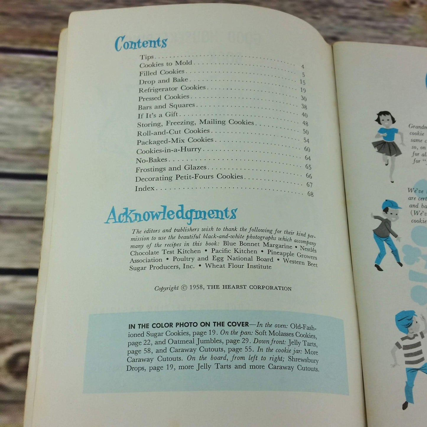 Vintage Cookies Cookbook Good Housekeeping Book of Cookies 1958 #2 In Series