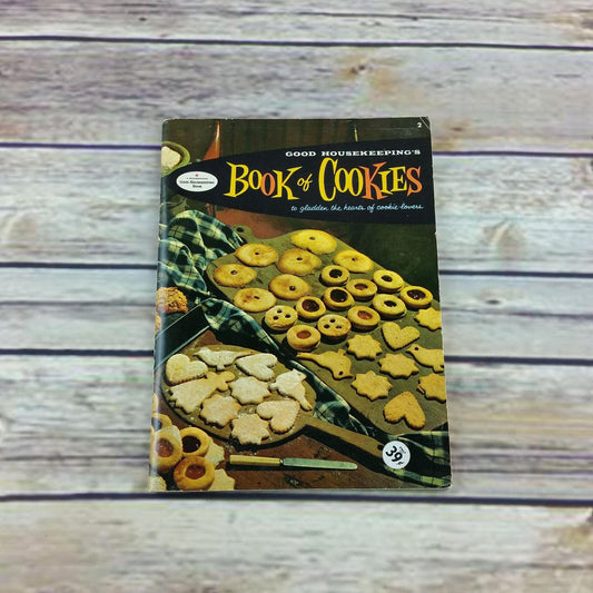 Vintage Cookies Cookbook Good Housekeeping Book of Cookies 1958 #2 In Series