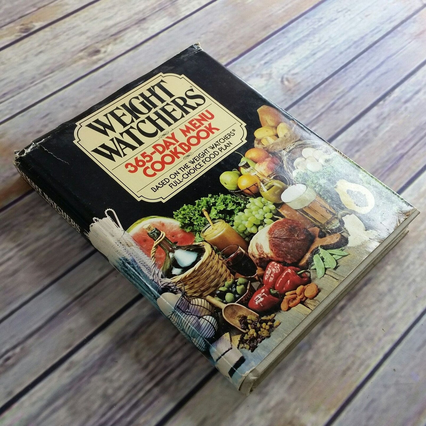 Vintage Cookbook Weight Watchers 365 Day Menu 1981 Hardcover With Dust Jacket First Printing Full Choice Food Plan