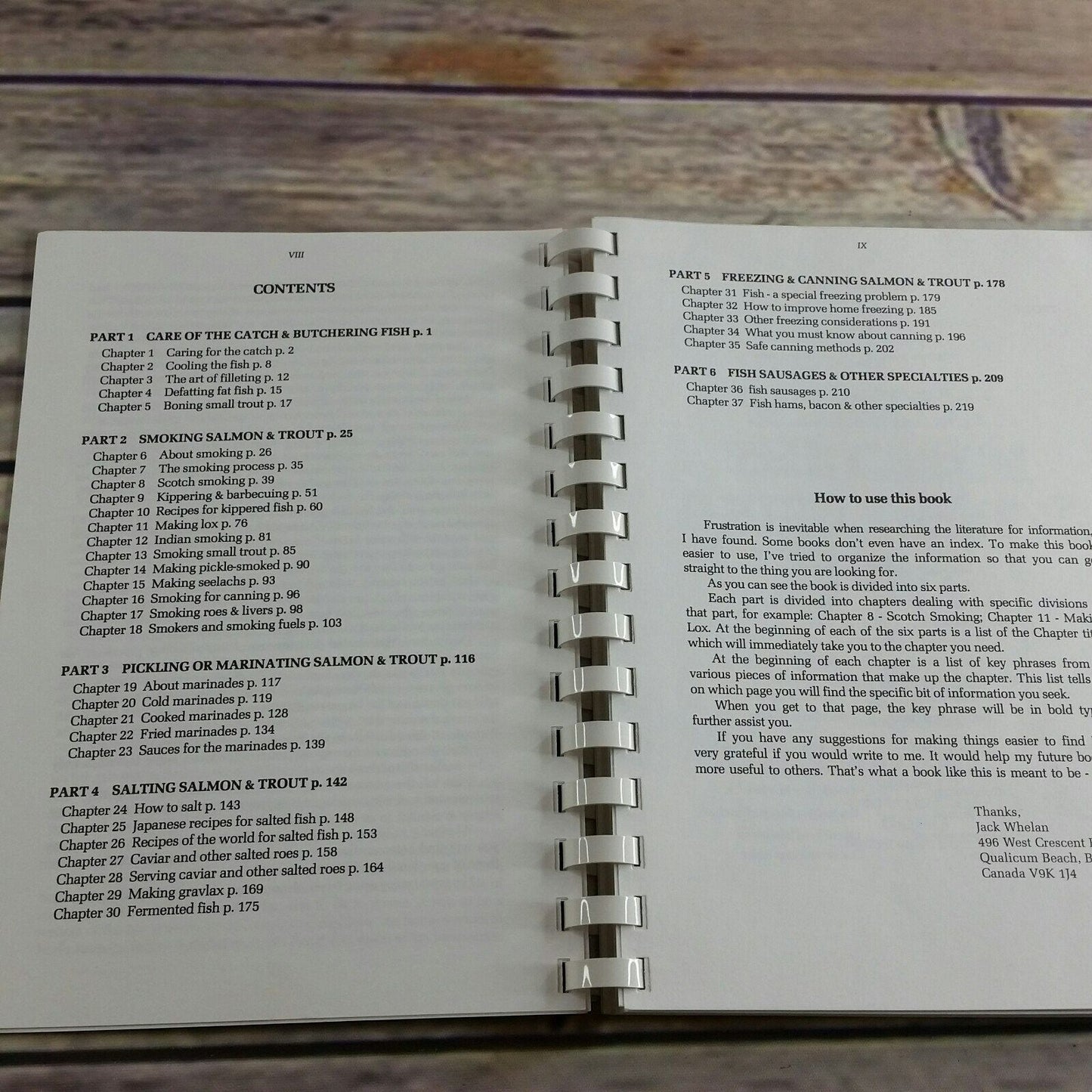 Vintage Cookbook Smoking Salmon and Trout 2000 Recipes Jack Whelan Spiral Bound Pickling Salting Sausaging and Care