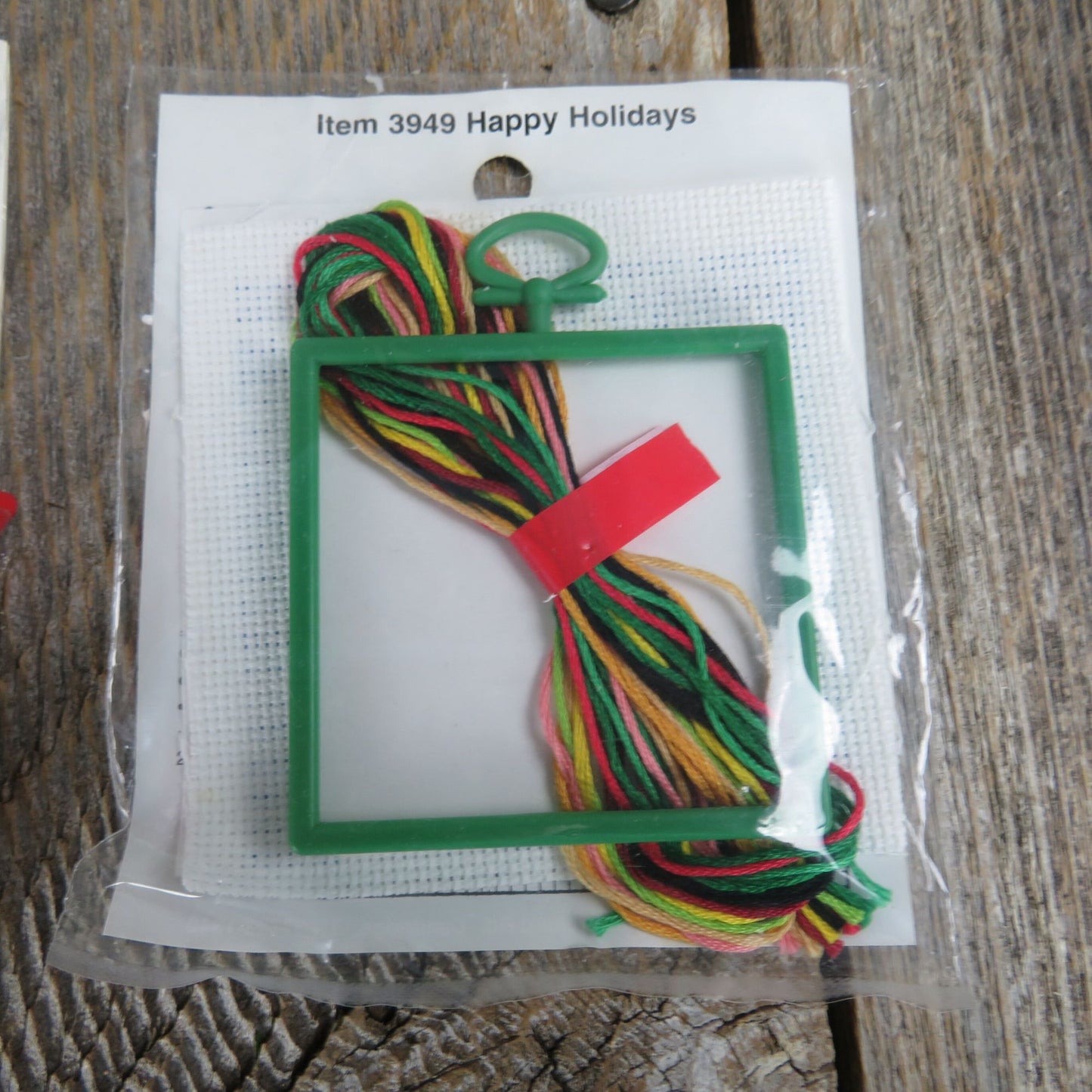 Counted Cross Stitch Ornament Kit Lot Christmas Santa Stitch n Frame Needle Magic Inc Lot A