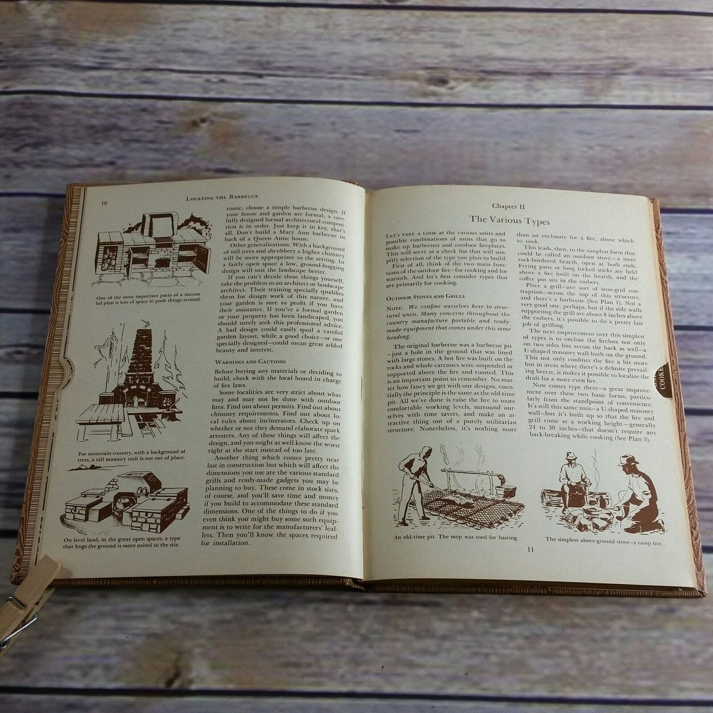 Vintage Cookbook Sunset Barbecue Cook Book Charcoal Grill 1948 How to Barbecue Hardcover NO Dust Jacket