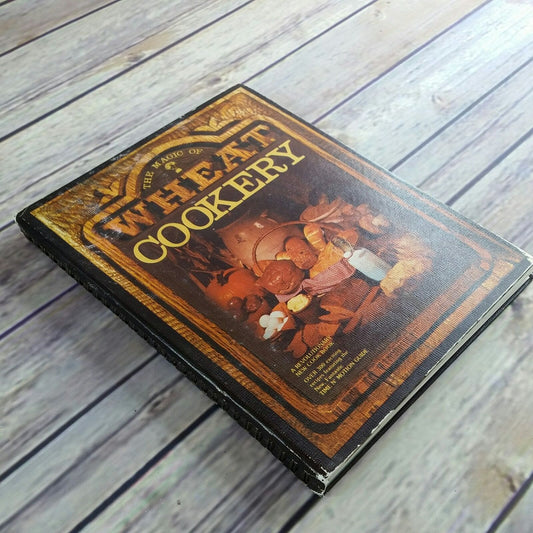 Vintage Cookbook The Magic of Wheat Cookery Recipes 1975 Lorraine Tyler Magic Mill Hardcover Spiral Bound