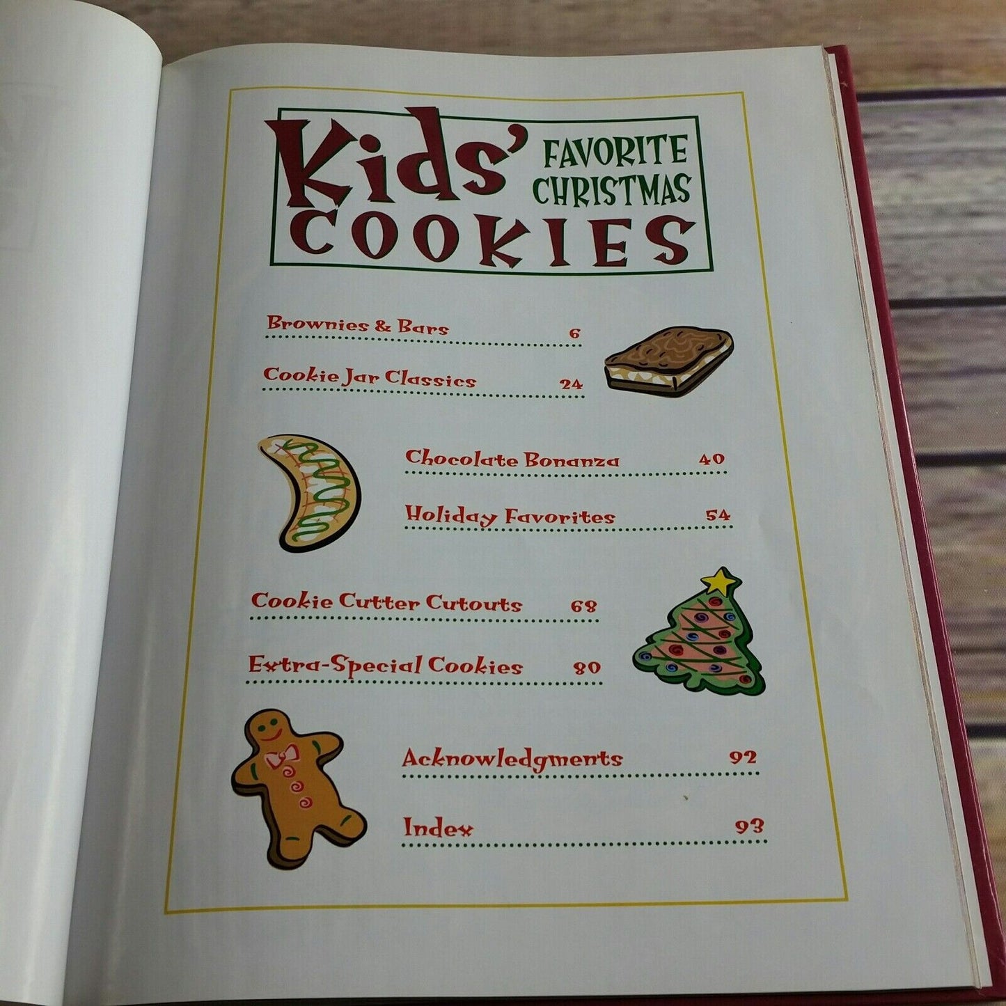 Kids Favorite Christmas Cookies Cookbook Hardcover 1999 Publications International