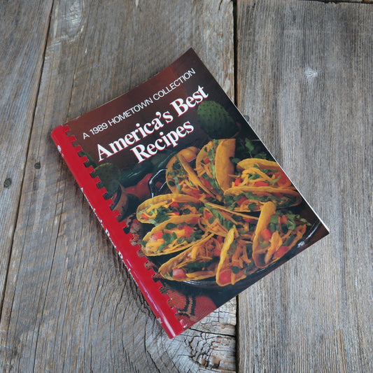America's Best Recipes Cookbook Oxmoor House Vintage Hometown Collection 1989 Spiral Bound