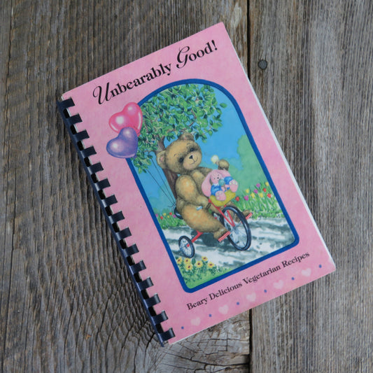 Vintage Vegetarian Church Cookbook Seventh Day Adventist Eureka California Unbearably Good Beary Delicious Recipes