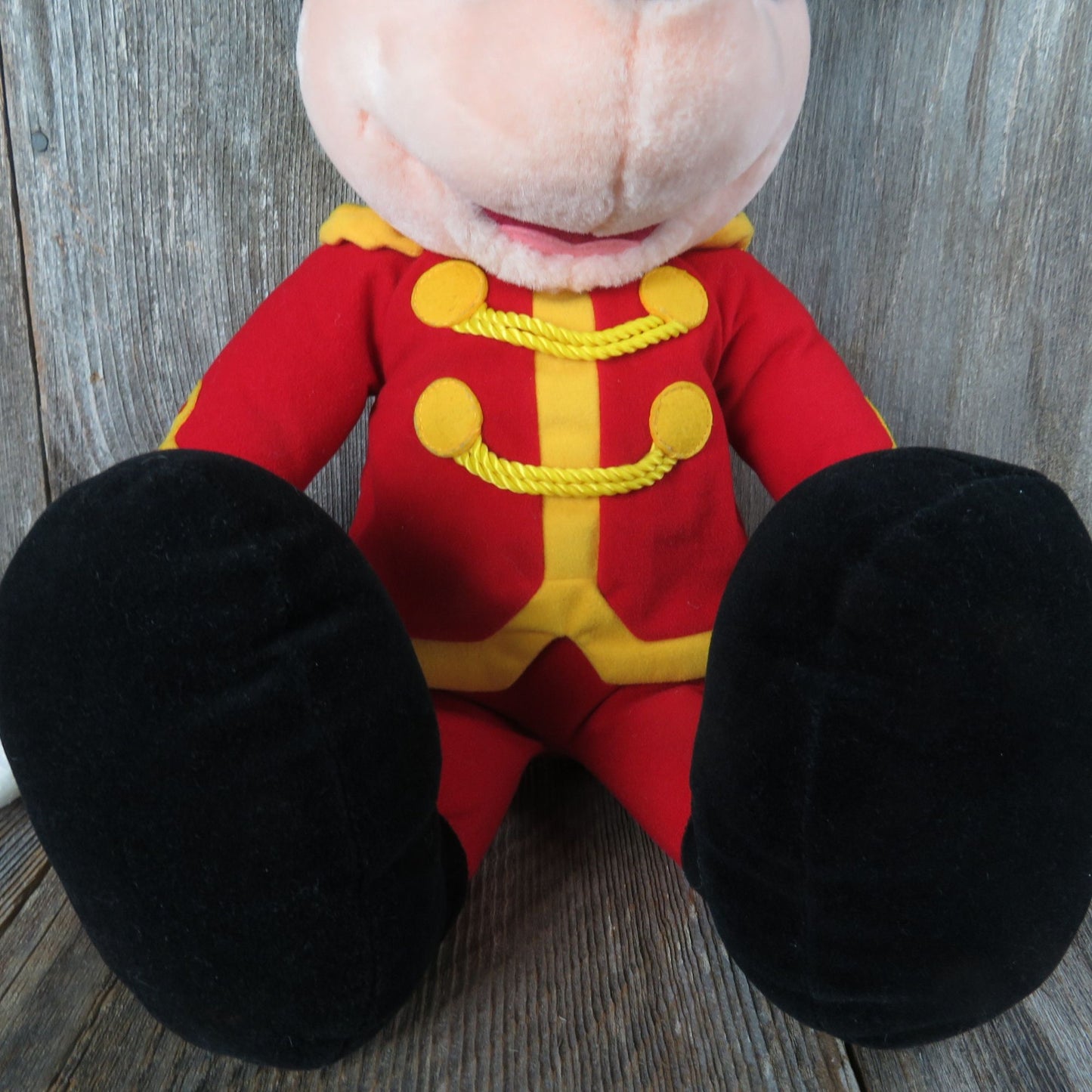 Mickey Mouse Drum Major Plush Disney Macy's Parade Singing Marching Band Uniform Leader Large Stuffed Animal