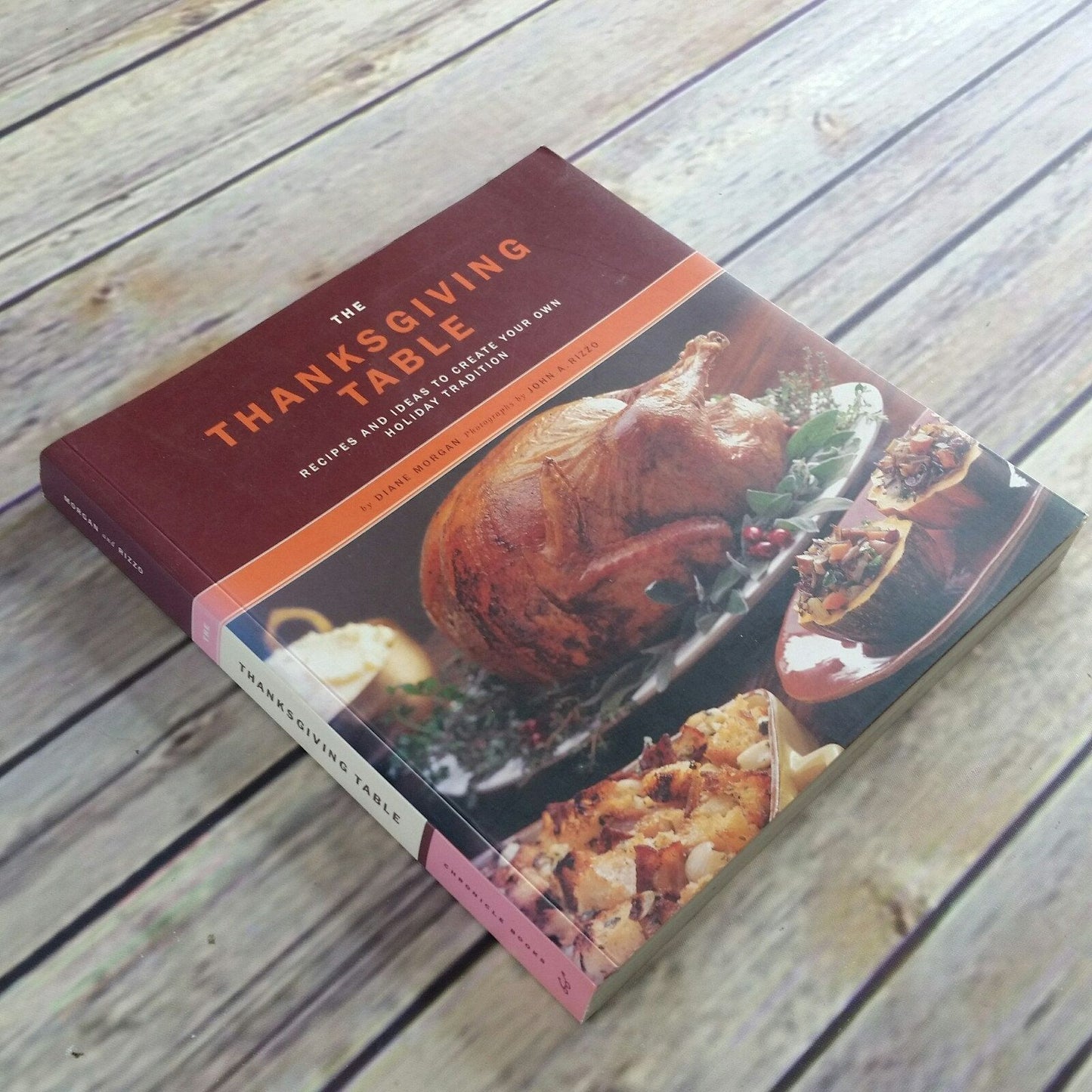 Vintage Cookbook The Thanksgiving Table Recipes 2001 Paperback Diane Morgan