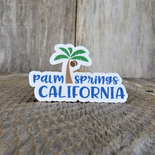 Palm Springs California Sticker Palm Tree Destination Waterproof Souvenir Travel Sticker