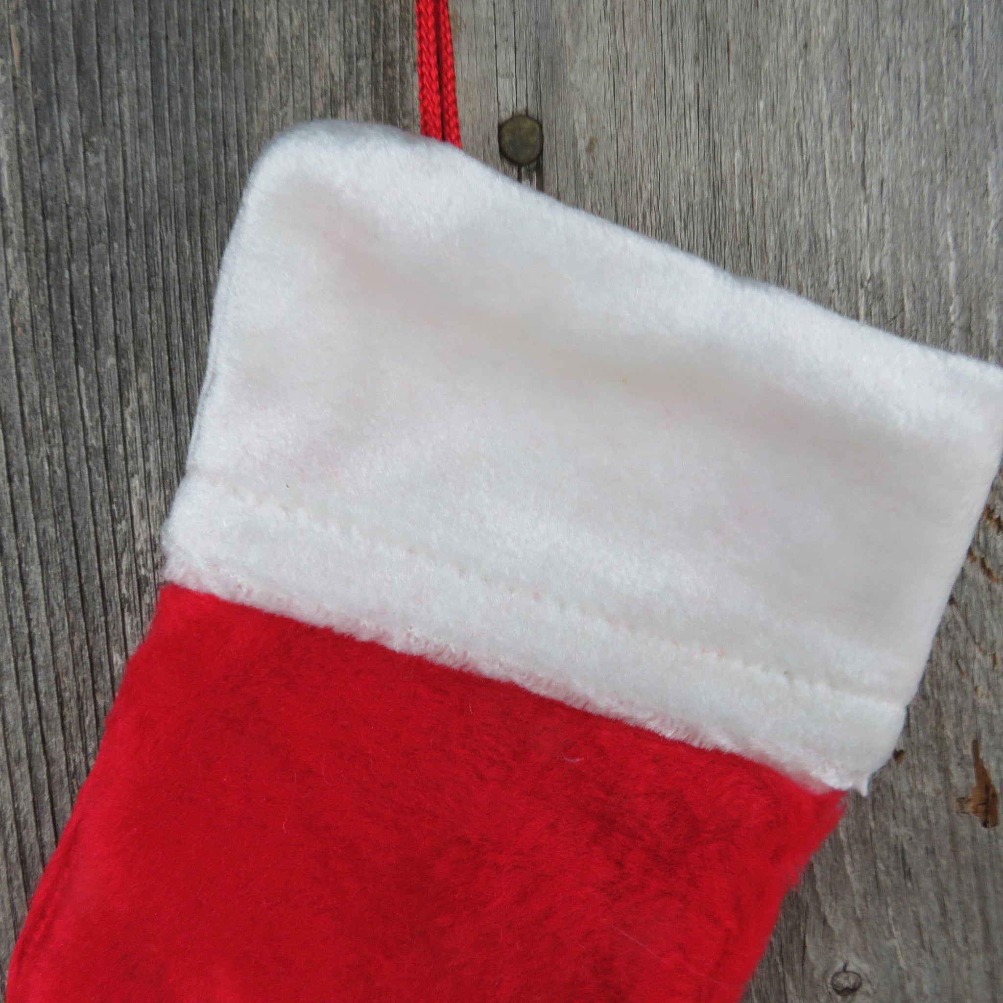 MCM Small Stocking with Furry Mouse Christmas Ornament, Handmade Crochet  Stocking - Just Vintage Christmas