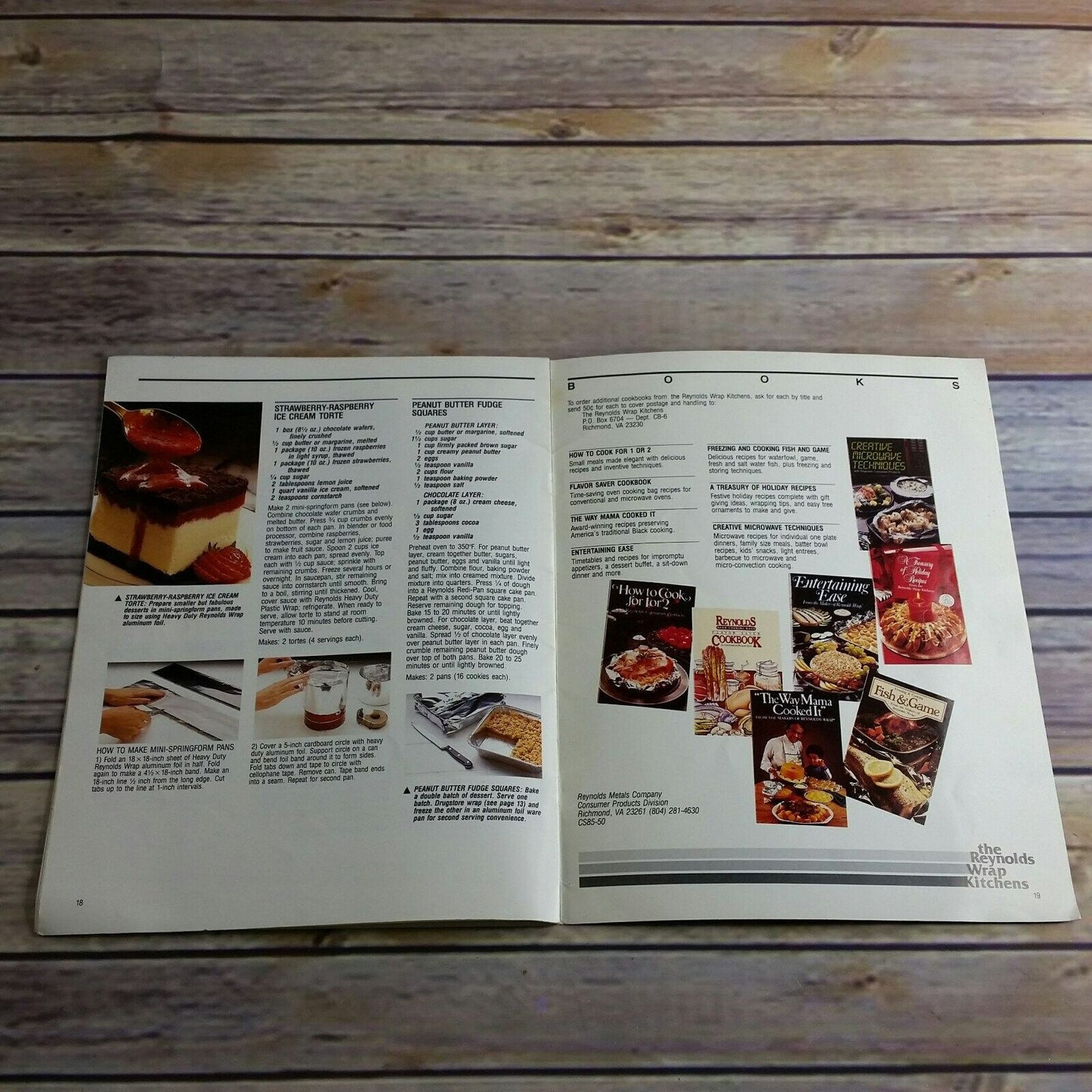 Vintage Cookbook Reynolds Wrap Kitchens A Celebration of Cooking Trends Paperback Booklet Promo Recipes 1970s 1980s