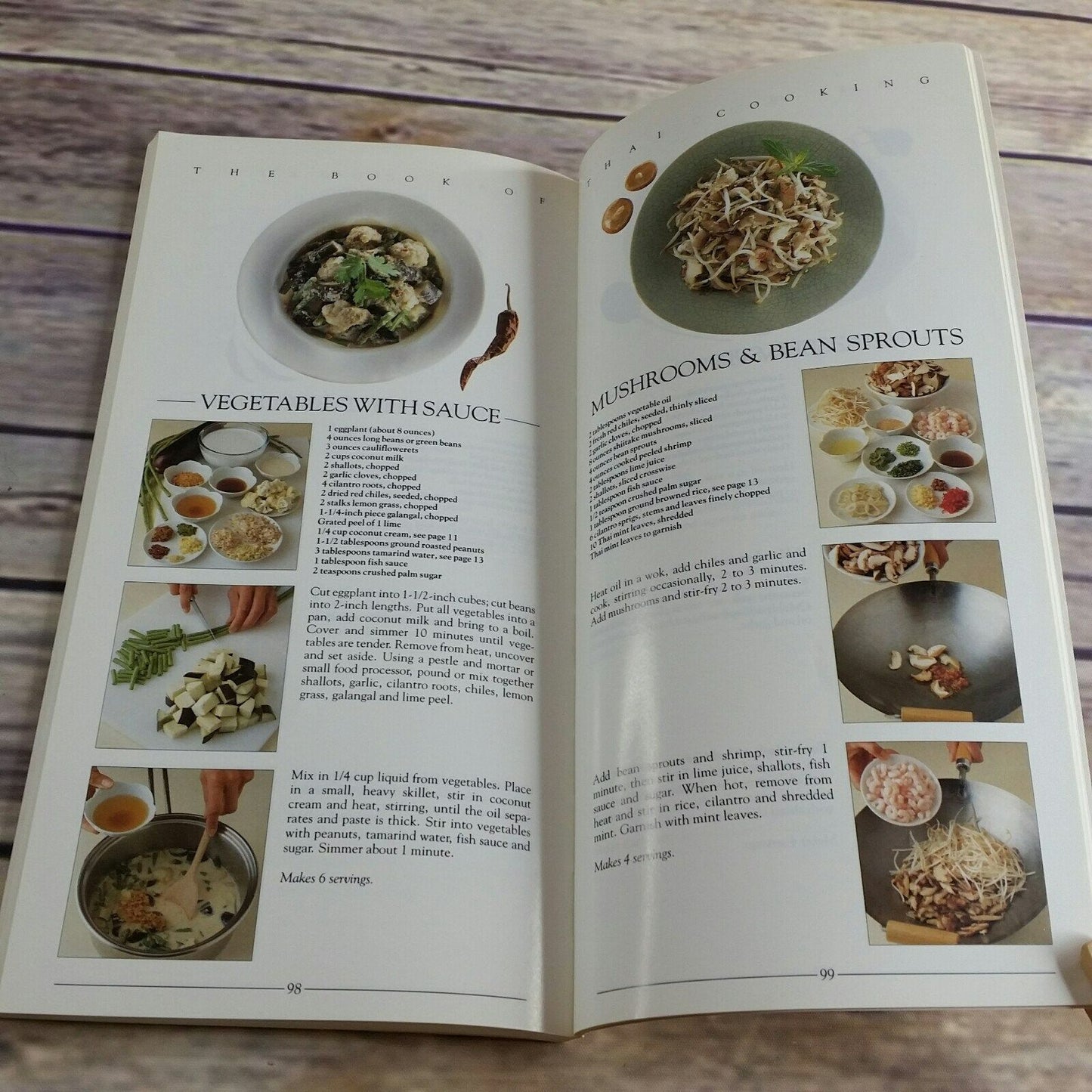Vintage Cookbook The Book of Thai Cooking Recipes 1992 HP Books Hilaire Walden Paperback