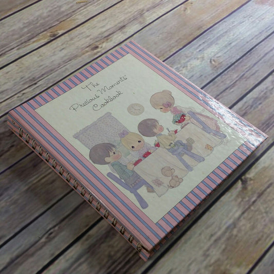 Vintage Cookbook The Precious Moments Cookbook Recipes 1988 Enesco Hardcover Spiral