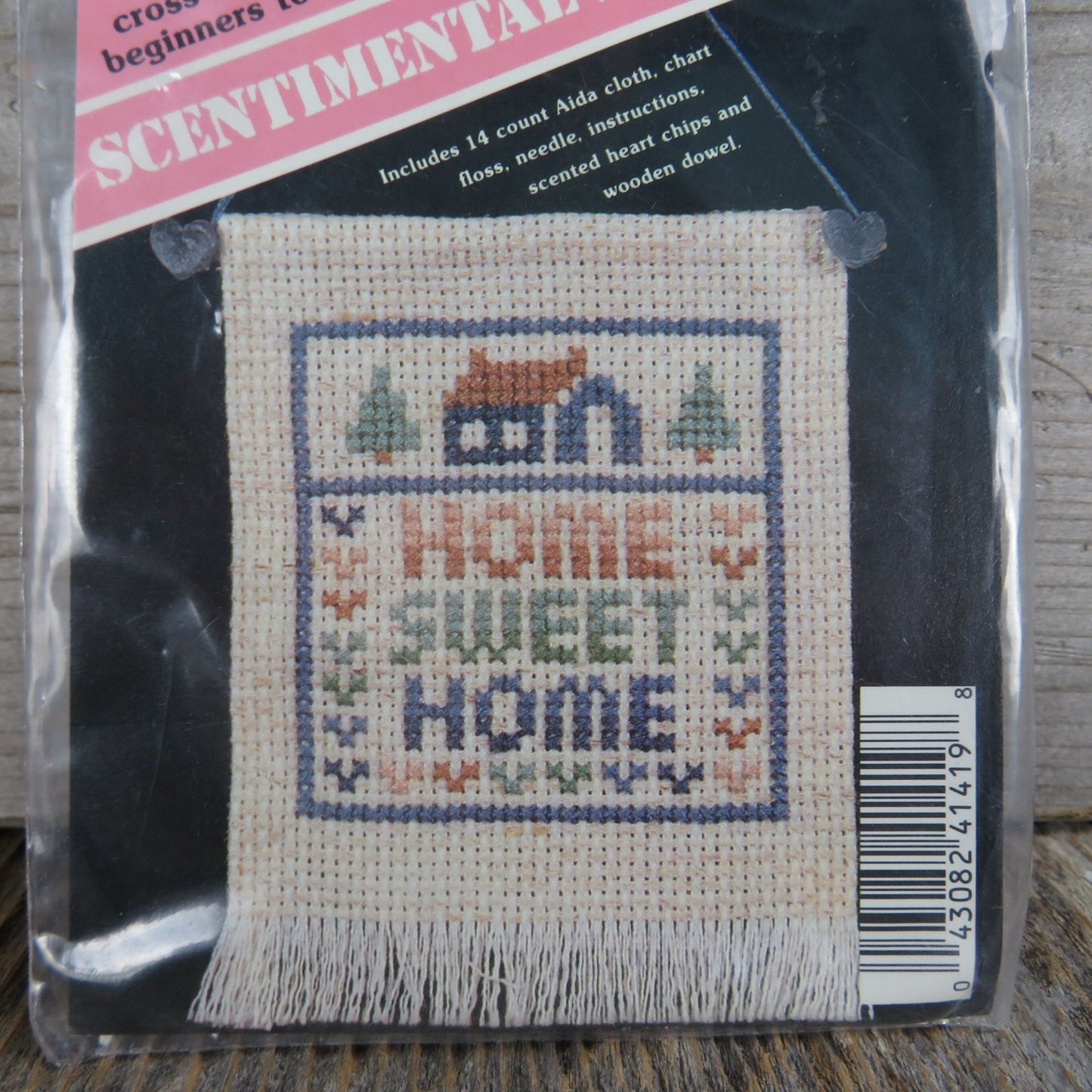 Ewe Are Loved Counted Cross Stitch Sampler Ornament Banar Designs SS-420 Tiny Sign
