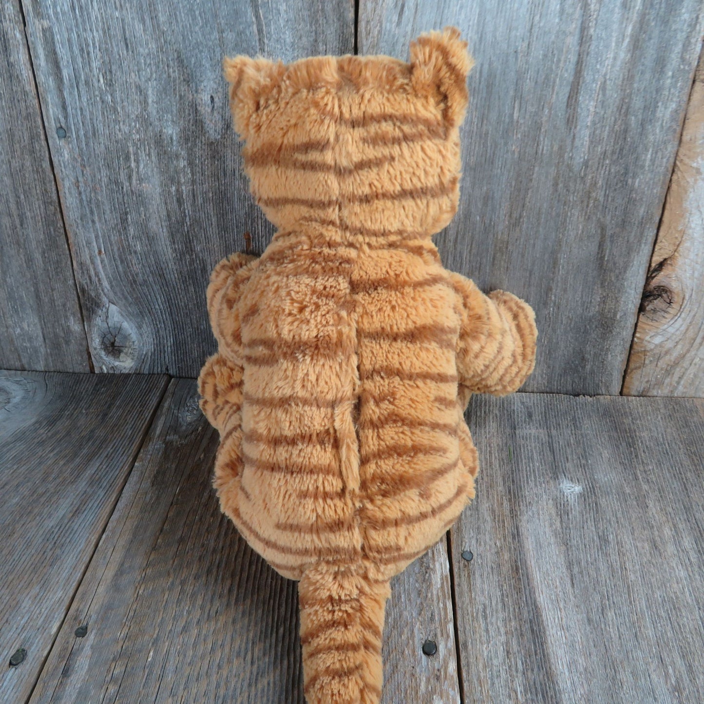 Vintage Cat Plush Striped Orange Kitten Kitty The Bear Factory Stuffed Animal