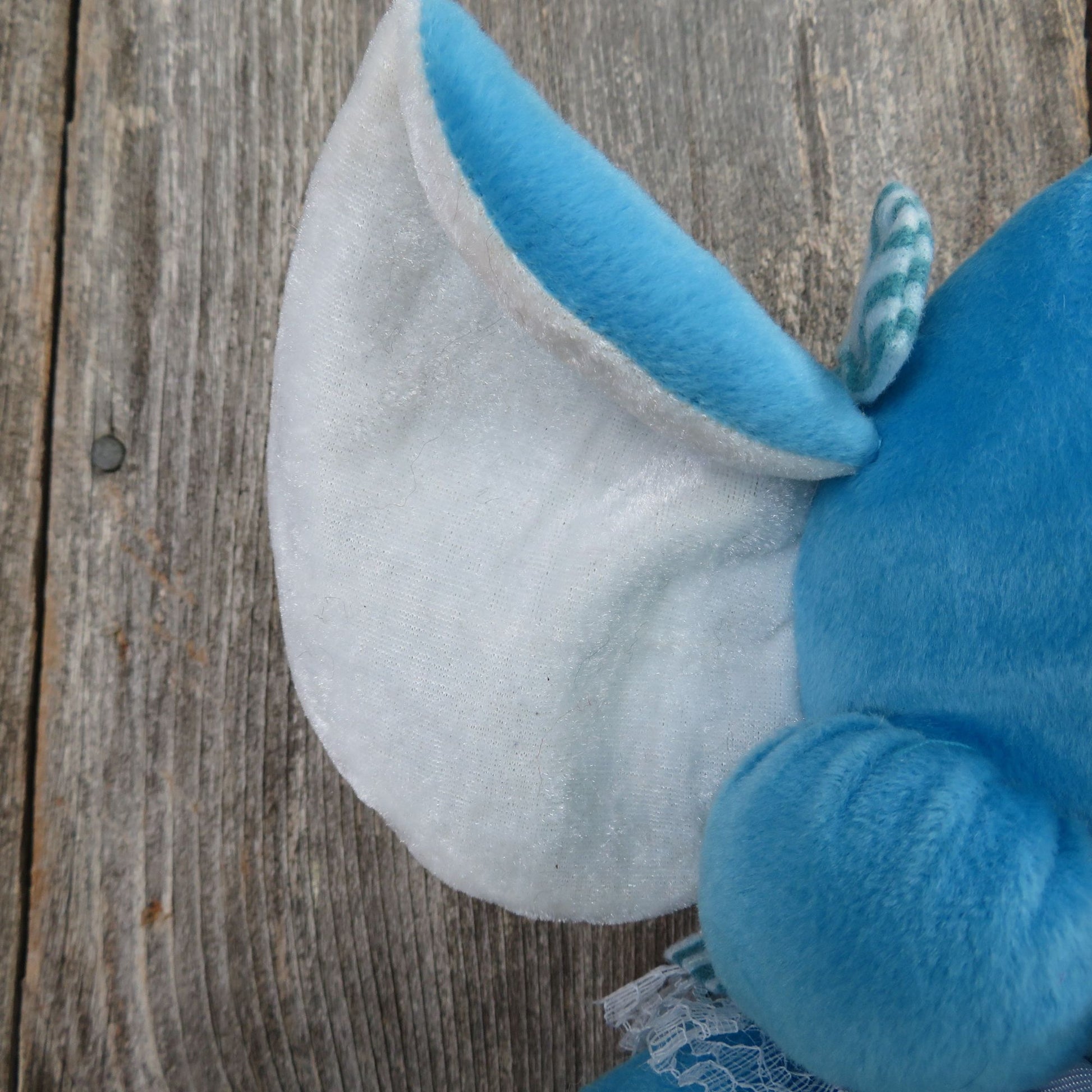 Blue Elephant Stuffed Animal Plastic Eyes and Dress Plush King Plush C At Grandma's Table Blue Elephant Stuffed Animal Plastic Eyes and Dress Plush King Plush C At Grandma's Table
