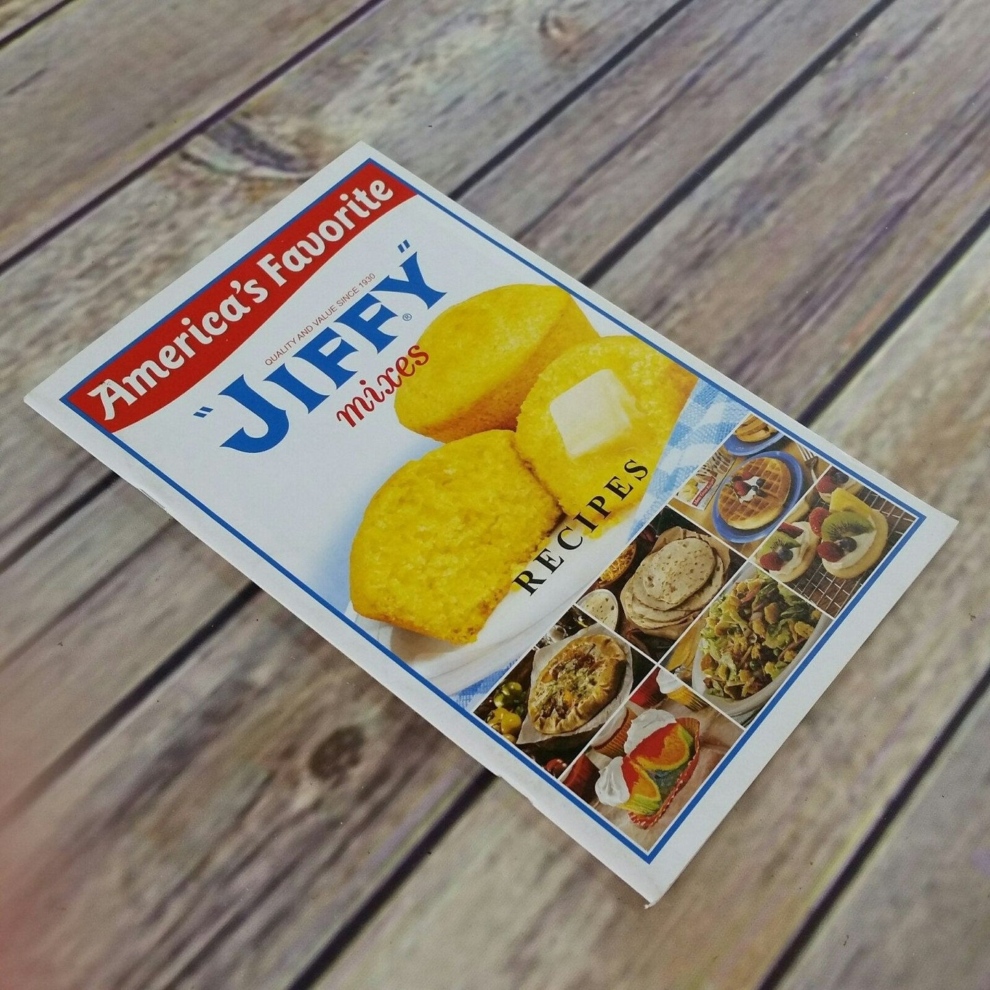Vintage Cook Book Jiffy Mixes Recipes Promo 1990s Americas Favorite Paperback Booklet