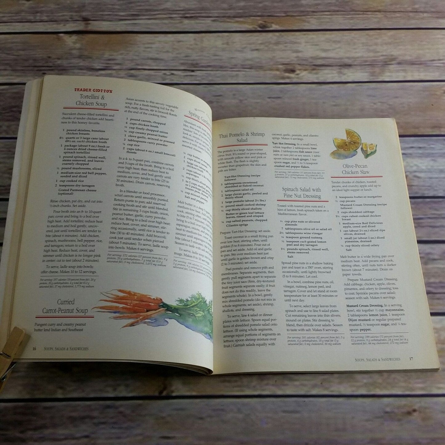 Vintage Cookbook Sunset Trader Joes Favorite Recipes 1995  Paperback Book Soups Salads Sandwiches Meats Poultry Seafood Desserts