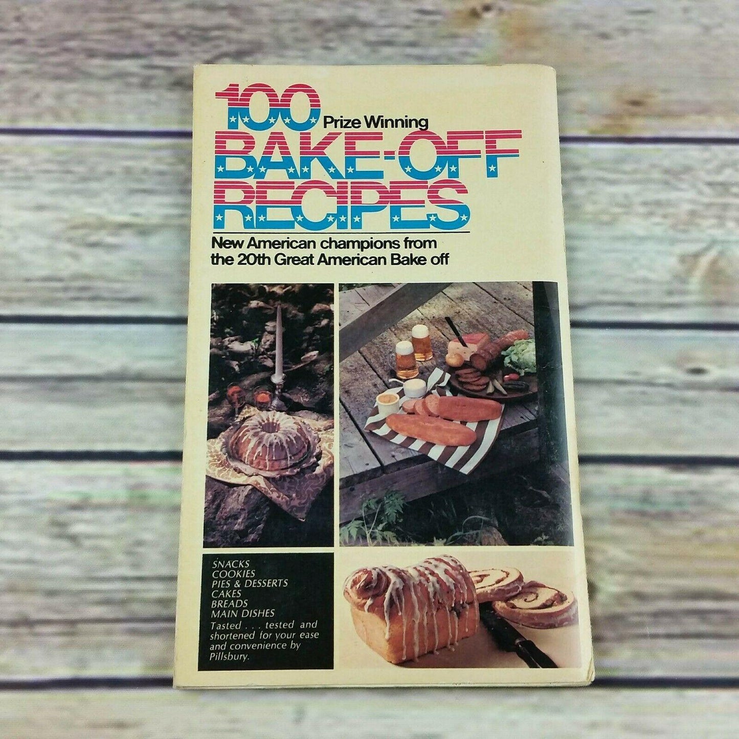 Vintage Cookbook Pillsbury 100 Bake Off Recipes 20th Annual 1969 Champions