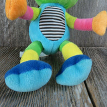Load image into Gallery viewer, Frog Plush Crinkle Rattle Bendable Carters Green Blue 2013 Baby Toy Stuffed