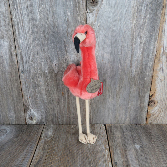 Flamingo Plush Bird Standing Russ Yomiko Classic Peach Pink Stuffed Animal