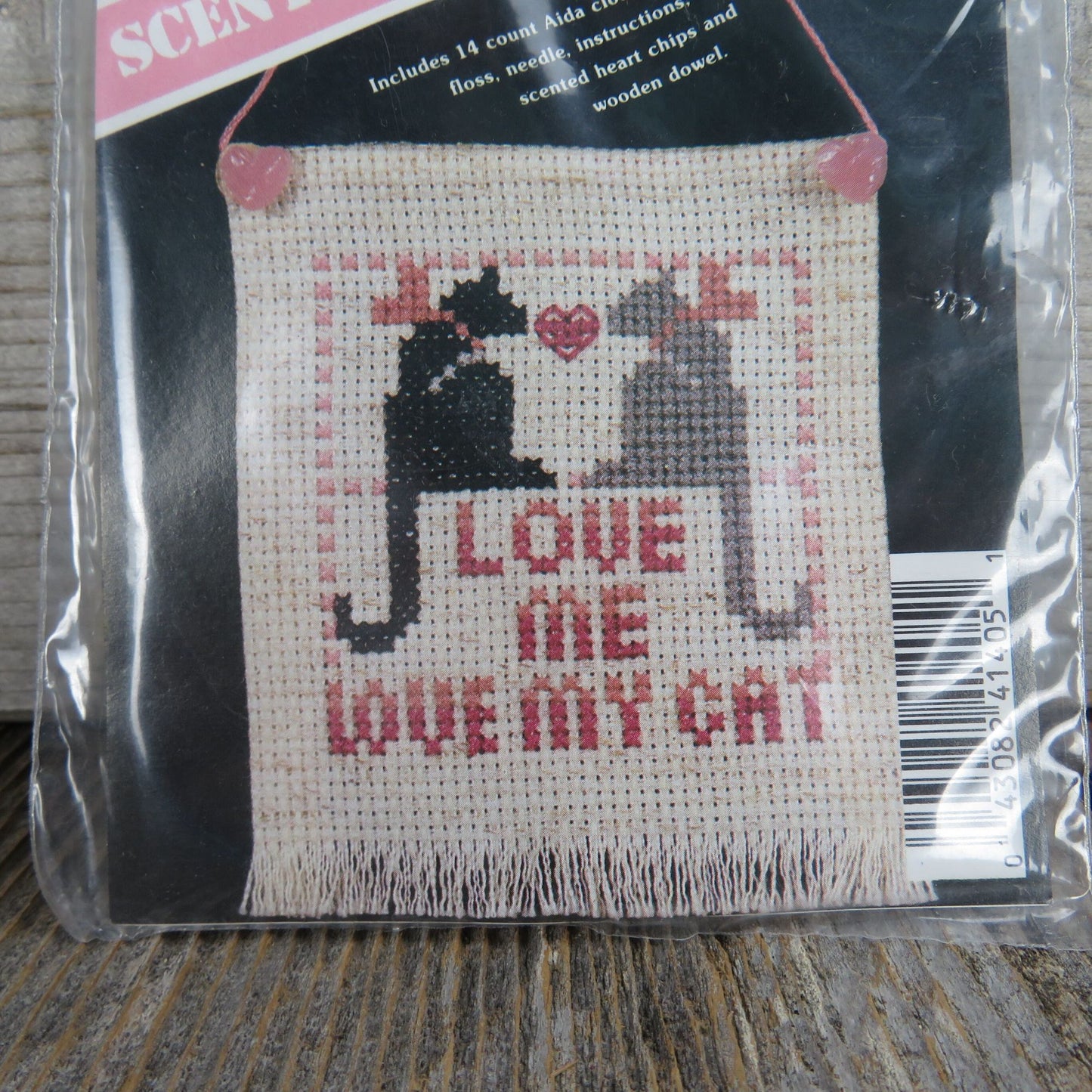 Counted Cross Stitch Cat Lover Sampler Ornament Banar Designs SS-405 Tiny Sign