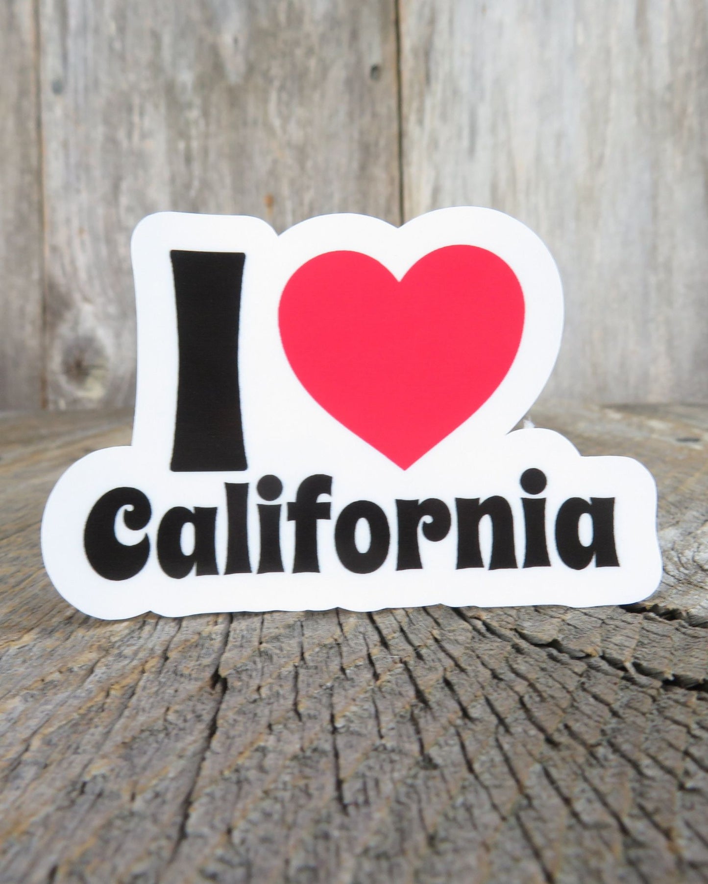 I Love California Sticker I Heart Waterproof Souvenir California Pride Travel Sticker