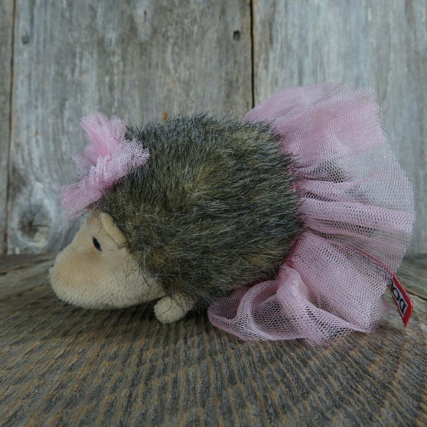 Hedgehog Plush Pink Swirl Tutu Douglas Cuddle Toys #629 Stuffed Animal Toy