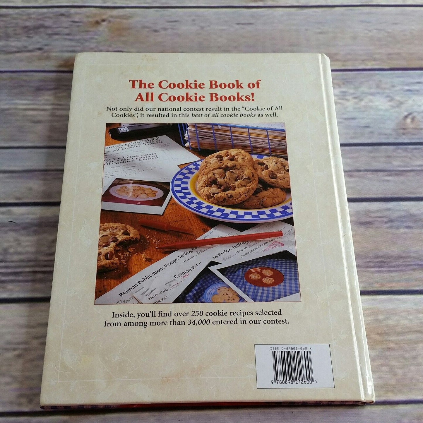 Vintage Cookies Cookbook Cookie Recipes Best of Country Cookies 2000 Hardcover 250 Recipes Reiman Publications