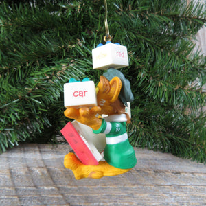 Vintage Between the Lions Christmas Ornament Lionel Plays With Words Hallmark PBS Kids 2001