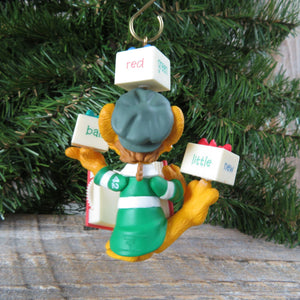Vintage Between the Lions Christmas Ornament Lionel Plays With Words Hallmark PBS Kids 2001