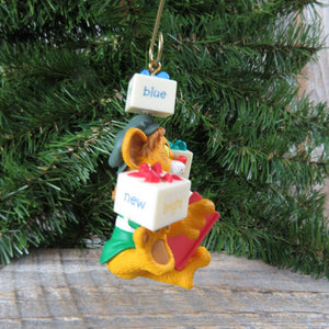 Vintage Between the Lions Christmas Ornament Lionel Plays With Words Hallmark PBS Kids 2001