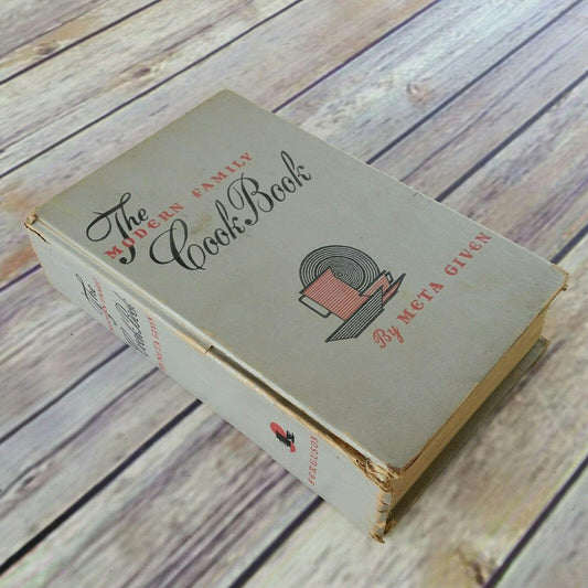 Vintage Cookbook Modern Family Cook Book Meta Given Recipes 1953 Hardcover NO Dust Jacket - At Grandma's Table