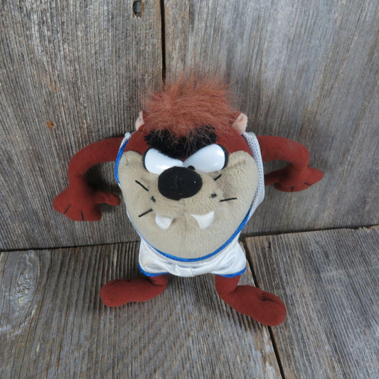 Vintage Tazmanian Devil Plush Space Jams Taz Looney Tunes Warner Brothers McDonald's Stuffed Animal 1996