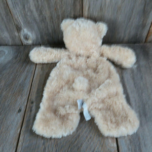 Teddy Bear Plush Flat A Pat Lovie Blanket Stuffed Animal Lovey Security Ganz Stuffed Animal