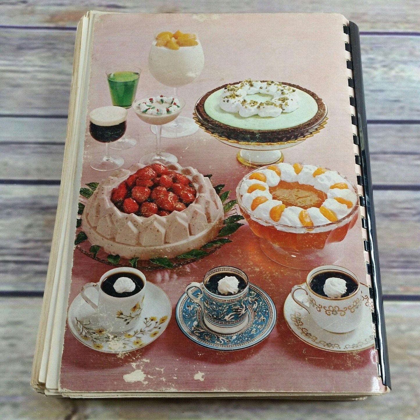 Vintage Desserts Cookbook Fav Recipes of American Home Economics Teachers 1963 Spiral Bound Paperback